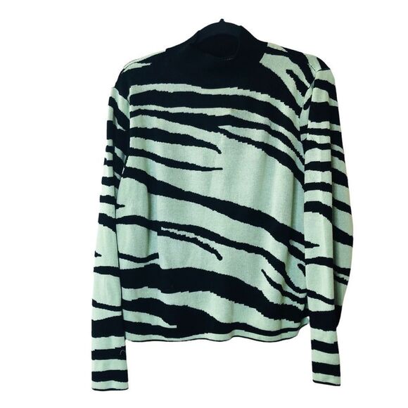 Fashion To Figure Tara Zebra Print Two Piece Pants Set Sz 2X - Picture 8 of 15